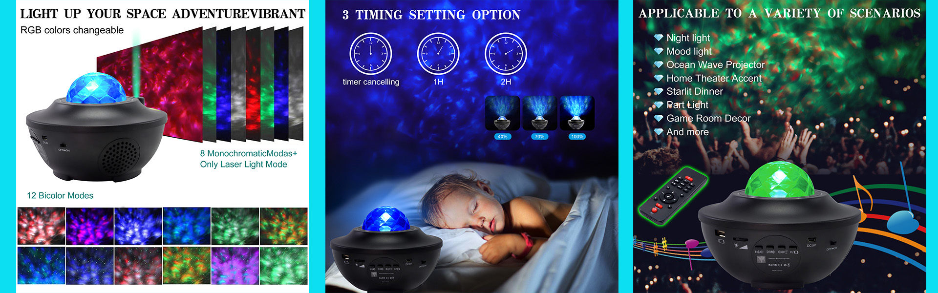 Cuivre String Lumière, projecteur étoilé, lumière denuit 3D,Xingan Xian Yixing Electronics Co., Ltd.